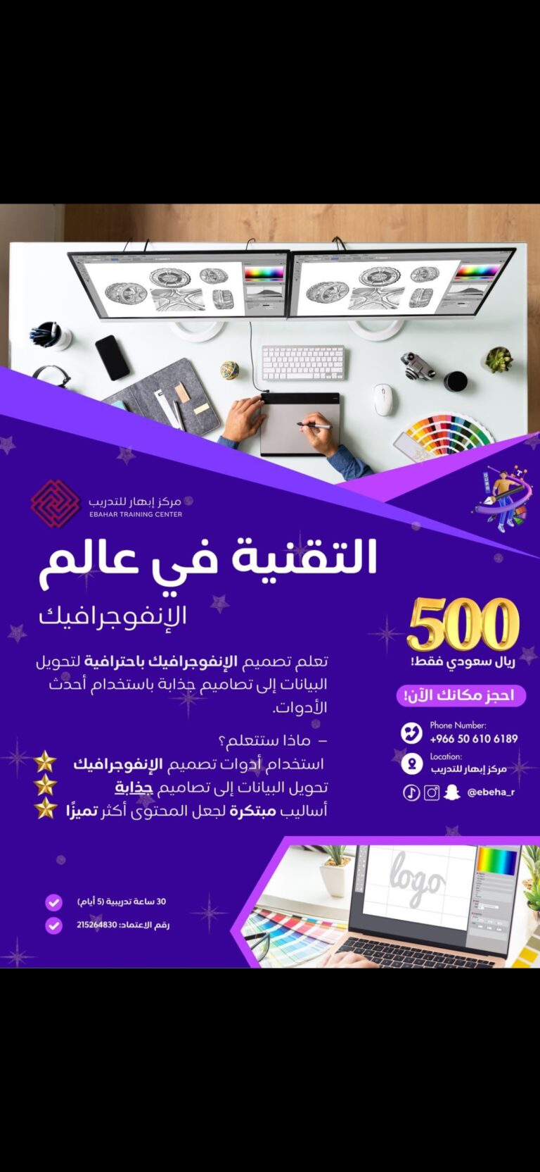 التقنية في عالم الإنفوجرافيك